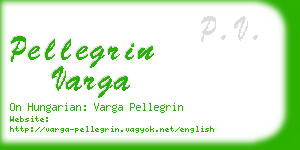 pellegrin varga business card